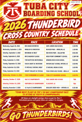 2026 TCBS  XC SCHEDULE