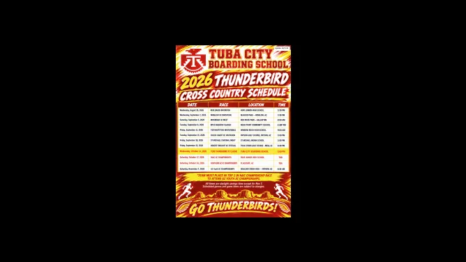 2026 TCBS  XC SCHEDULE